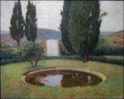 Qui a peint "Le Bassin de Marqeyrol" ?