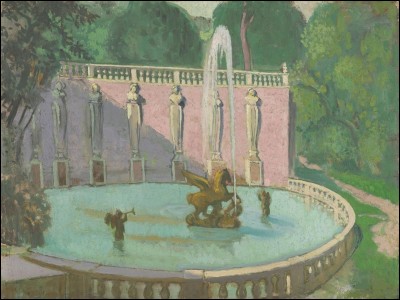 Qui peint "Fontaine de la villa Lante" ?