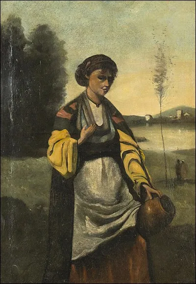 Qui a représenté cette "Gitane à la fontaine" ?