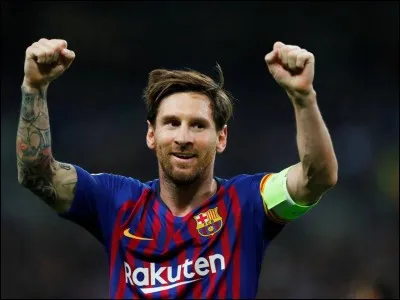 Quelle est la note générale de Lionel Messi en 2018 ?