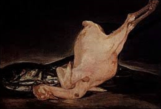 Représentée brutalement, sans idéalisation, la ''Dinde plumée'' est une toile peinte entre 1810 et 1823. On voit sur ce tableau l'animal mort et plumé disposé à côté d'une poêle et d'un poisson. Quel préromantique est l'auteur de cette huile sur toile ?