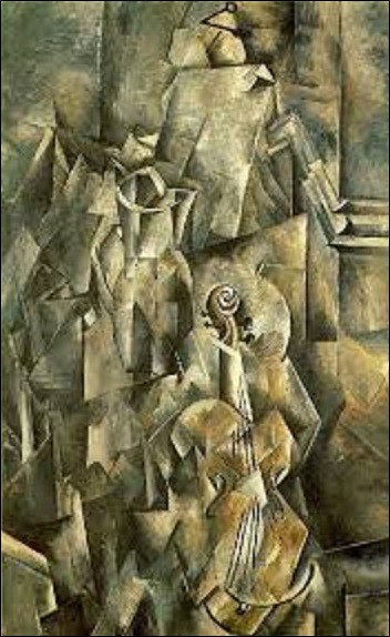 Huile sur toile datant de 1909-1910, ''Broc et Violon'' est une peinture d'un fauviste, et surtout cubiste. Œuvre du cubisme analytique, première période du cubisme, elle représente un broc, un violon, et dans sa partie haute, un clou en trompe-l'oeil. Conservé au Kunstmuseum, à Bâle, quel peintre est l'auteur de ce tableau ?