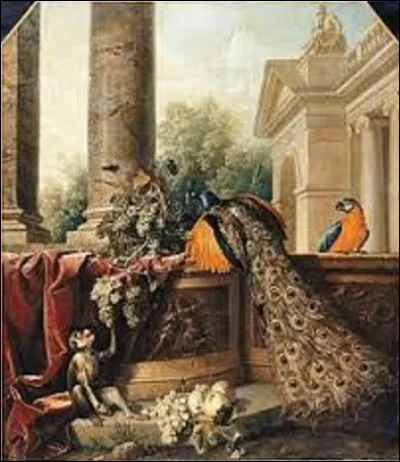 J'avoue que la question qui suit n'est pas facile. Huile sur toile conservée au musée des Beaux-Arts de Lyon, ''Nature morte au paon'' est un tableau réalisé en 1714 par un artiste spécialisé dans la peinture animalière, la nature morte et les scènes de chasse. Toile ayant pour objectif d'orner l'hôtel du Duc d'Antin, à Paris, directeur des bâtiments du roi, quel peintre a peint cette commande ?