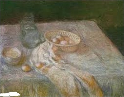 ''Nature morte aux ufs'' est un tableau exécuté en 1907 par un impressionniste. Qui en est l'auteur ?