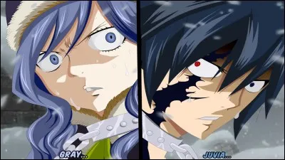 Pendant son combat contre Inbel, Grey est obligé de se battre contre Jubia à cause d'un sort d'Inbel. Que se passe-t-il ?