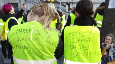 Fin 2018, il y a eu des manifestations, qui ont créé ces manifestations ?