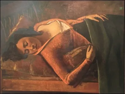 Est-ce Balthus qui a représenté cette "Fille endormie" ?