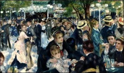 Tout le monde a déjà vu cette uvre de Renoir, mais quel en est le titre, sachant qu'il n'en reste que 3 lettres : «... bal ... » ?