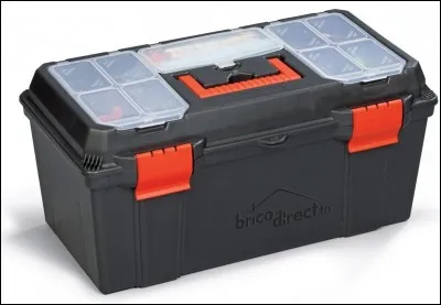 Cette valise contient de nombreux outils de réparation, comme des tournevis, des marteaux, des vis. Il s'agit d'une...