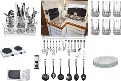 En face de l'outil informatique, cet espace permet de cuisiner de bons petits plats. C'est la partie...