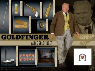 "Goldfinger" est un film joué par Roger Moore.