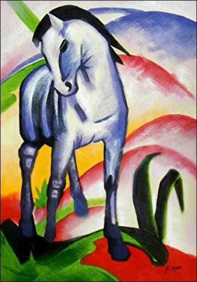 Magnifique cheval bleu que tu nous as fait découvrir !