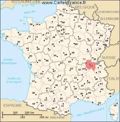 Combien de communes comporte l'Ain ?