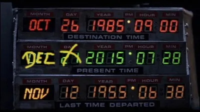 À quelle date sont-ils allés au début du deuxième opus ?