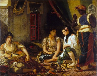Complétez le titre de ce tableau de 1834 peint par Eugène Delacroix : "Femmes ... dans leur appartement" ?