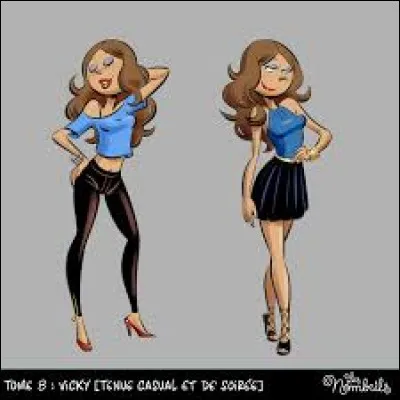 Comment était physiquement Vicky avant ?