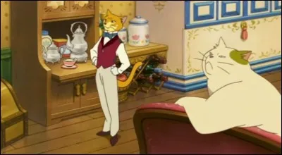 Dans "Le Royaume des chats", pourquoi Mouta change-t-il d'avis et accompagne Haru dans le royaume ?