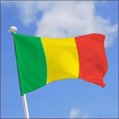 Les drapeaux du Mali (sur l'image) et de la Guinée sotn identiques.