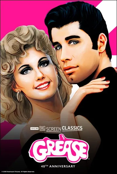 "Grease" est un film joué par Olivia Newton-John.