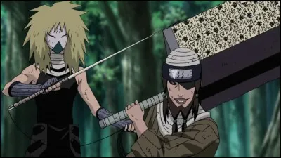 Qui combat le 7e épéiste de la Brume sanglante et Pakura de Suna, Haku et Igari d'Iwa ?