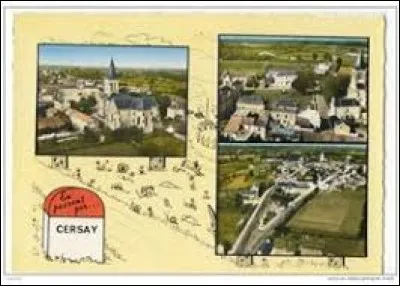 Ancienne commune Deux-S&eacute;vrienne, Cersay se situe en r&eacute;gion ...