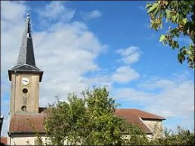 Vous avez sur cette image l'&eacute;glise Saint-Christophe de Jouaville. Village de l'ancienne r&eacute;gion Lorraine, dans le Pays Haut, il se situe dans le d&eacute;partement ...