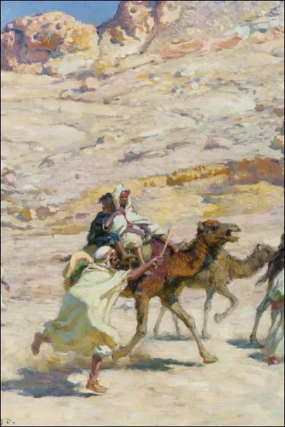 Qui a peint "La Caravane" ?