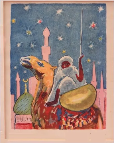 Qui a peint cette "Promenade &agrave; dos de chameau" ?