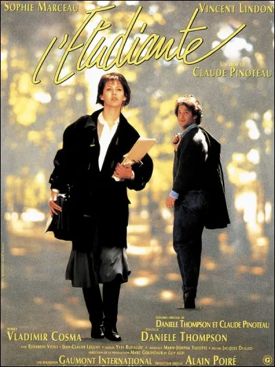Dans le film "L'Etudiante", Sophie Marceau étudie quelle matière ?
