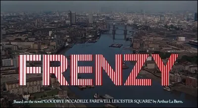 Dans "Frenzy", réalisé par Hitchcock, le meurtrier vend des fruits et légumes...