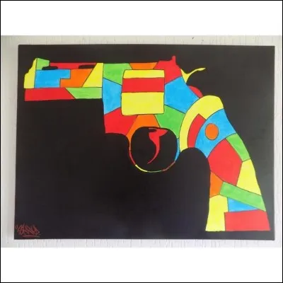 Quel peintre avait régulièrement des ennuis avec la police parce qu'il se battait dans la rue et portait un pistolet sans permis ?