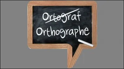 Cliquez sur la bonne orthographe.