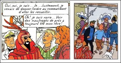 L'Italie inspire Hergé... mais les costumes peuvent resservir. La preuve ! Il vous est demandé : le nom du personnage de l'image de gauche et le titre de l'album de la vignette de droite...