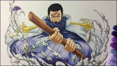 Le tigre violet est le surnom de l'amiral Fujitora.