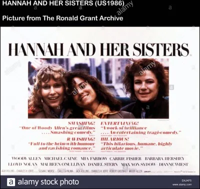 "Hannah et ses soeurs" est un long-métrage de Woody Allen.