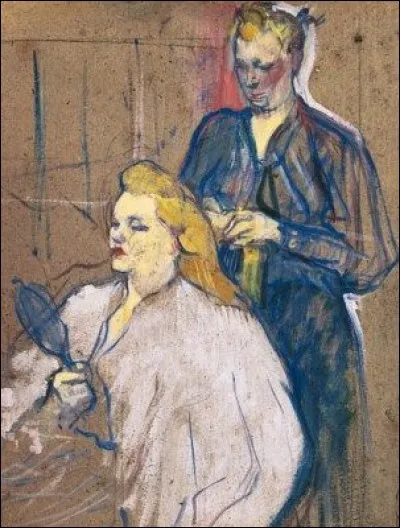 À qui est cette toile intitulée "La Coiffure" ?