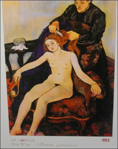 Qui a peint "La Coiffure" ?