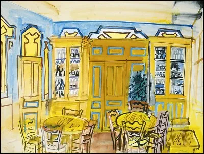 Qui a représenté cet intérieur ensoleillé ?