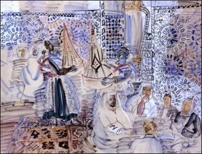 Qui a représenté "Réception à Marakech" ?