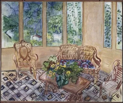 Lequel des deux a peint "Jardin d'intérieur à Vernet les Bains" ?