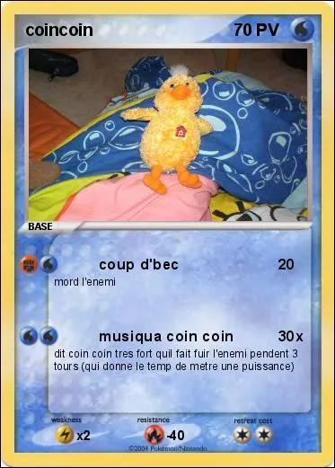 Cette carte ne rsiste pas  :