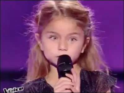 À quel âge a-t-elle fait The Voice Kids ?