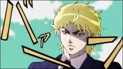 Quelle est la première chose que fait Dio en sortant du carrosse qui l'amène chez les Joestar ?