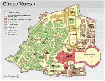 Quelle est la taille du Vatican ?