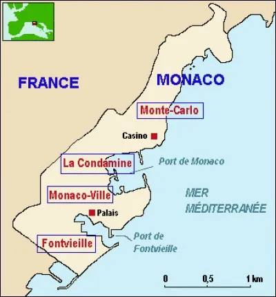 Quelle est la taille de Monaco ?