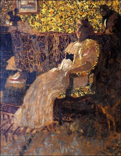 Qui a représenté cette "Femme assise sur une chaise" ?