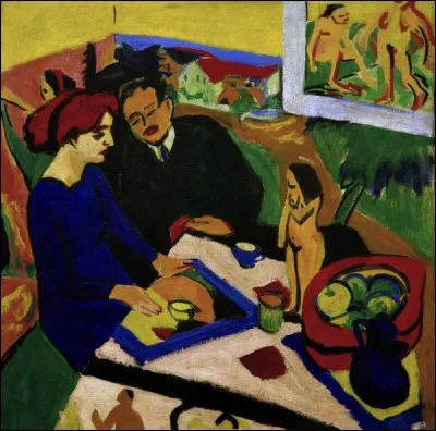 Qui a représenté Doris et Heckel à table ?