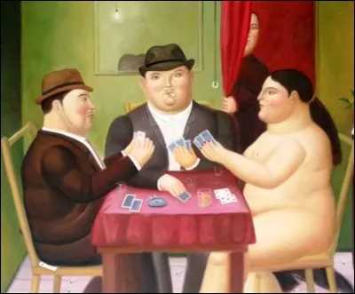 Qui a peint ces joueurs de cartes autour d'une table ?