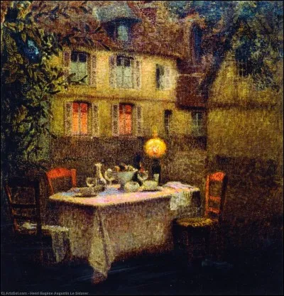 Qui est le peintre de "La Table à Gerberoy" ?