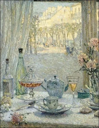 Qui a peint "La Table près de la fenêtre" ?